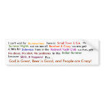 Summer bumper stickers