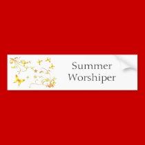 Summer Butterflies bumper stickers