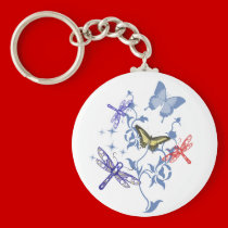 Summer Butterflies keychains