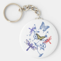Summer Butterflies Keychain
