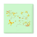 Summer Butterflies magnets