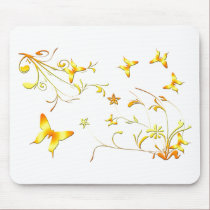 Summer Butterflies mousepads