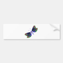 Summer Butterfly Bumper Stickers
