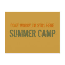 Summer Camp Postcard