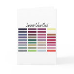 Summer Colour Chart Card