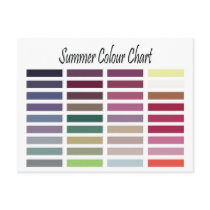 Summer Colour Chart