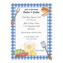 Summer Cookout Invitation