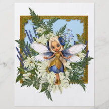 Summer Daisy Blue Fae Flyer Design