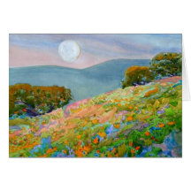 summer evening greeting cards