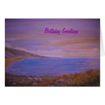 Summer Evening On The Coast ,Card