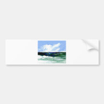 Summer Fantasy Ocean Art Seascape Sky Bumper Stickers