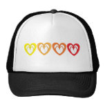 summer flip flop design mesh hats