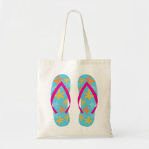 Summer Flip Flops Tote Bag