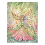 Summer Flower Faerie Postcard
