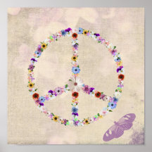 Summer Flower Power Poster