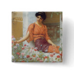 Summer Flowers by John William Godward buttons