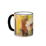summer flowers design coffee mug