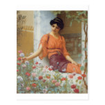Summer Flowers, Godward Postcard