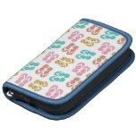 Summer fun blue flip flop sandal slippers pattern organizer