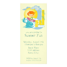 Summer Fun Custom Invite