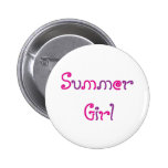 Summer Girl Button