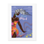 Summer girl postcards