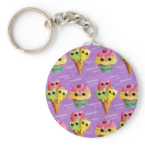Summer Kawaii Cat Madness keychains