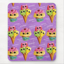 Summer Kawaii Cat Madness mousepads