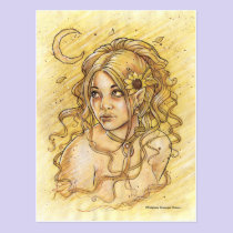 Summer Moon Postcard postcards