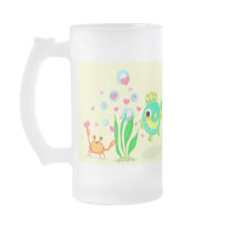 Summer Ocean Love Glass Mug