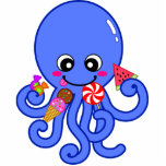 Summer octopus photo sculptures