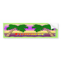 Summer Palm Trees bumper stickers
