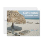Summer Party Invitation, Beach Cabana
