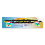 Summer - Party Time Bumper Sticker bumper stickers
