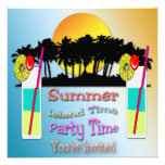 Summer - Party Time Invitation