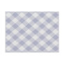 Summer Picnic Gingham Checkered Tablecloth: Blue Post Cards