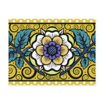 Summer Primrose in Yellow - Postcard
