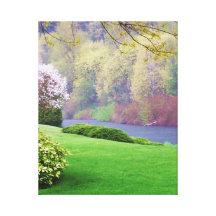 Summer Rain Wrapped Canvas Canvas Prints