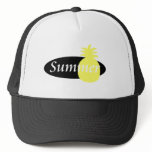 Summer Retro Pineapple Design hats