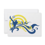 summer scene soccer invitations
