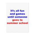 Summer School postcards