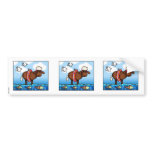 summer sheep scrapbook stickers bumper stickers
