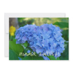 SUMMER SMILES! Party Invitations Blue Hydrangea