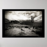 Summer Storm at the Superstition Mountains posters