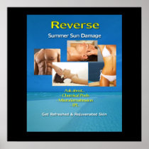 Summer Sun Damage Poster