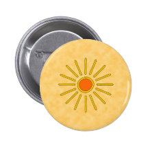 Summer sun. Warm yellow colours. Pins