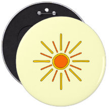Summer sun. Yellow and orange. Buttons