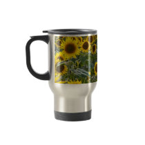 Summer Sunflower Shower Commuter Mug