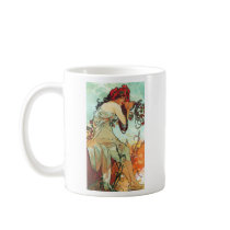 Summer, The Seasons, Mucha Mug