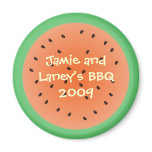 Summer watermelon circle magnet party favour